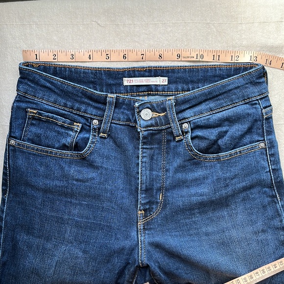 721 Levi’s High Rise Skinny, size 27 - Picture 3 of 10